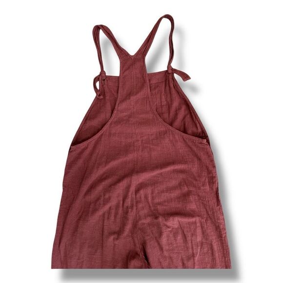 L*Space Cali Currant 100% Cotton Cropped Jumpsuit Size Medium - Picture 6 of 8